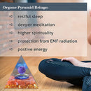 Orgonite Pyramid Peridot Chakra Healing Crystal Energy Generator Craft (B) Newly