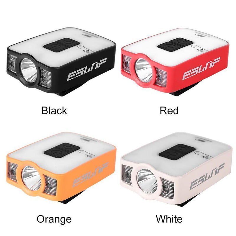 LED Smart Sensor Cap Clip Light XPG + COB Portable Headlamp for Fishing (Black)