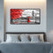 Nordic Couple Kissing Oil Painting Living Room Decorative Picture Wall Artw