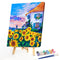 Flower Oil Paint By Numbers Kit DIY Home Decoration Gift Wall Art Picture C