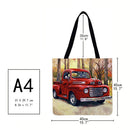 The Dragon Good Women's Large Capacity Shopping Bag Red