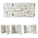 Kitchen Oil Splatter Aluminium Foil Gas Stove Foldable Baffle Plate (A)