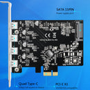 MAIWO KC019 PCIE to Type-C USB 3.1 Expansion Card Adapter Docking Station