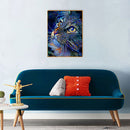 5D Diamond Painting Kit Blue Cat Full Square Drill Rhinestone DIY Wall Art Craft