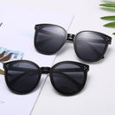 Fashion Oval Sunglasses for Women UV Protection Travel Beach Eyewear Black