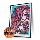 Girl Mosaic Diamond Painting Drawing Full Special Shape Drill Crystal Handcra