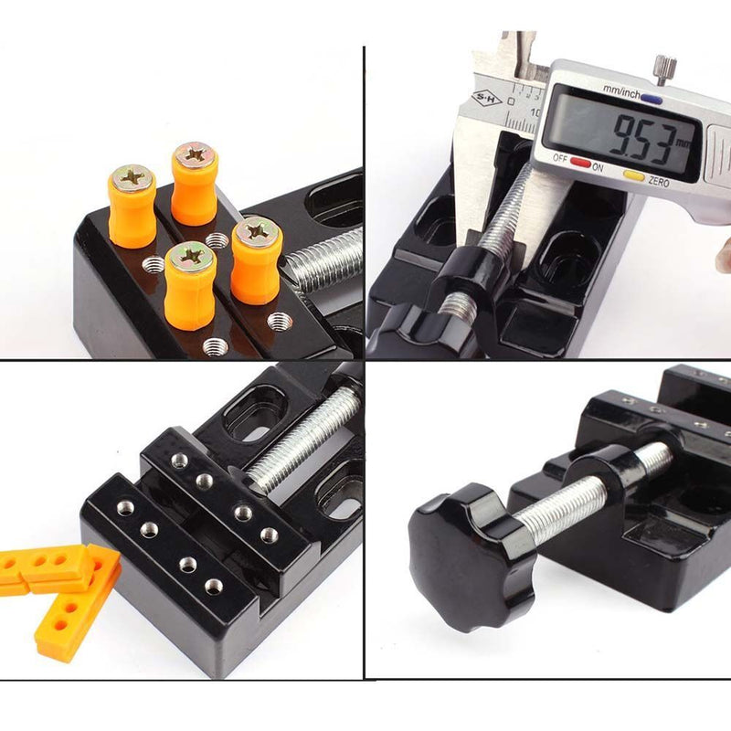 Watch Repairing Table Vice Carving Bench Clamp Pliers Hand Tools Walnut Vise