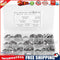 80pcs/Lot 304 Stainless Steel Single Ear Hose Clamps 7-21mm Assortment Kit