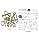Silicone Seal Love Dog Happy Birthday Paper Cut Dies Clear Scrapbooking Ste