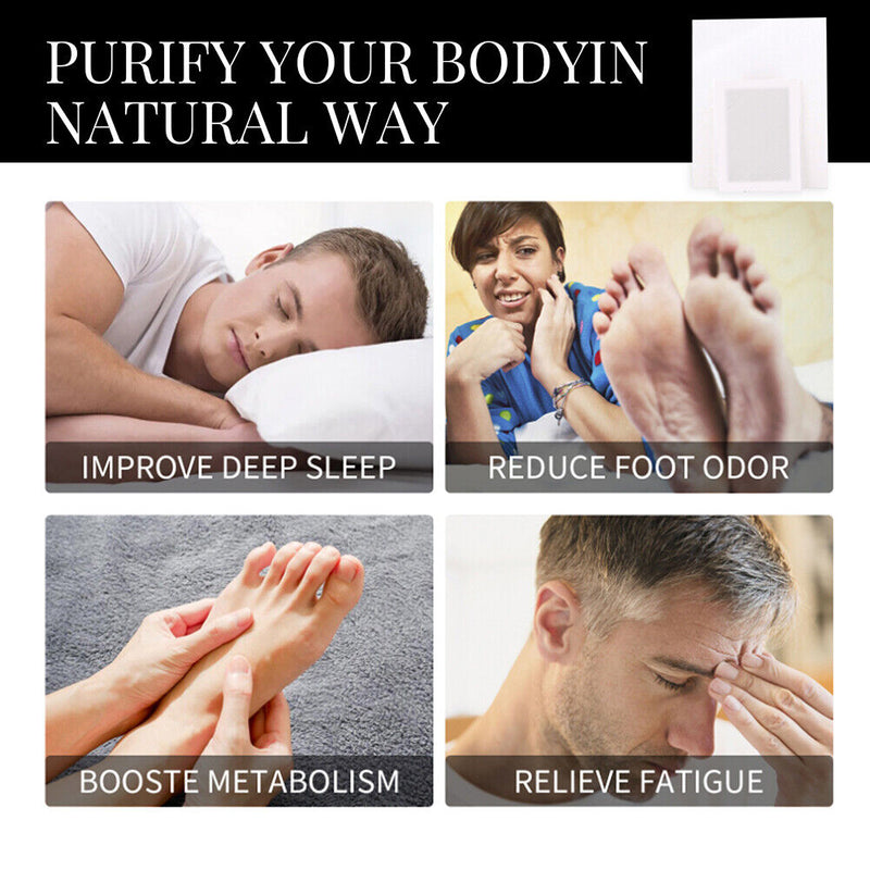 Multifunctional Body Health Adhesive Herbal Formula Stress Relief Feet Pads