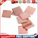 10 pcs 20mmx20mm 1.0mm  Heatsink Copper Shim Thermal Pads for Laptop