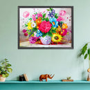Flowers Cross Stitch Embroidery Kits DIY 11CT Stamped Picture Needlework Arts