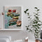 Colorful Boats Oil Painting By Numbers DIY Frameless Art Picture On Canvas