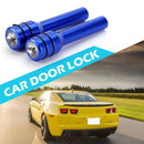 Bling Car Door Lock Knob Aluminum Door Lock Knob Pull Pin 2 Pack (Blue)