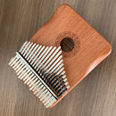 Wooden Kalimba 21 Key Finger Thumb Piano Mbira Acacia Musical Instrument Gift