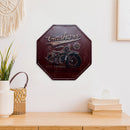 Octagon Metal Sign Tin Sign Motorcycle Tin Plate Art Wall Poster for Cafe