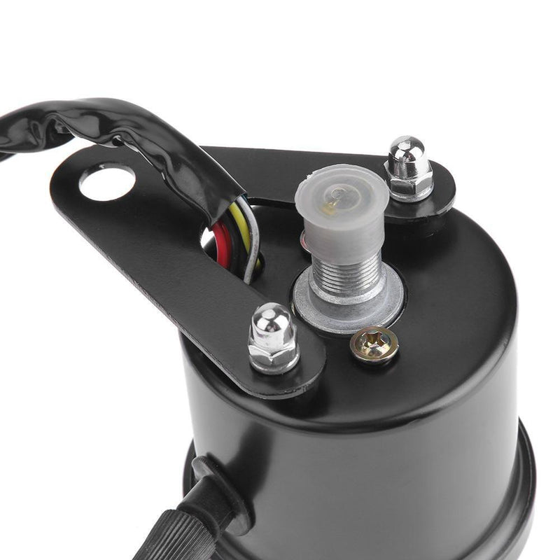 Universal LED Backlight Motorcycle Odometer KM/H Speedometer Gauge(Black) Newly