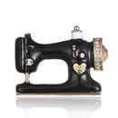 1PC Retro Sewing Machine Black Brooch Pin Jewelry Party Gift Creative Crafts