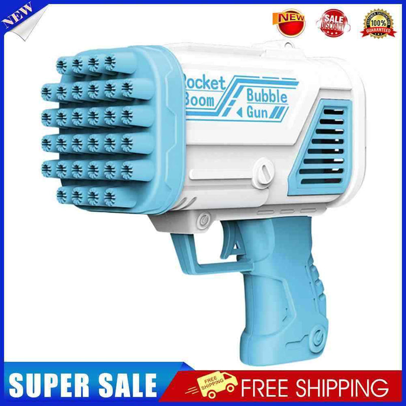 #A Bazooka Bubble Machine Children Bathing Toys with Leak-proof and Fan Mode Des