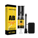 A+B Metal Bonding Casting Glue Industrial Repair Agent Kit with Brush Supply