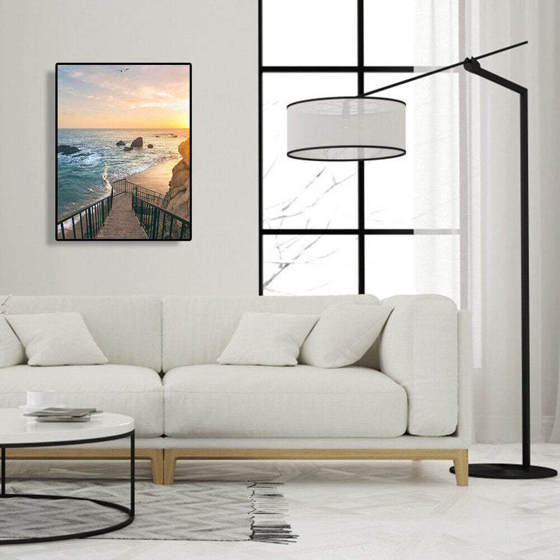Painting By Numbers Set Seascape DIY Oil Color Living Room Wall Art Home Deco