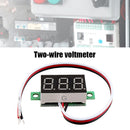 0.36 inch LED Digital Voltmeter Motorcycle Car 2 Wire Voltage Meter (Blue) Newly