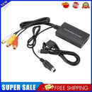 RCA / AV S-Video to HDMI-compatible Converter Audio Video Adapter Black