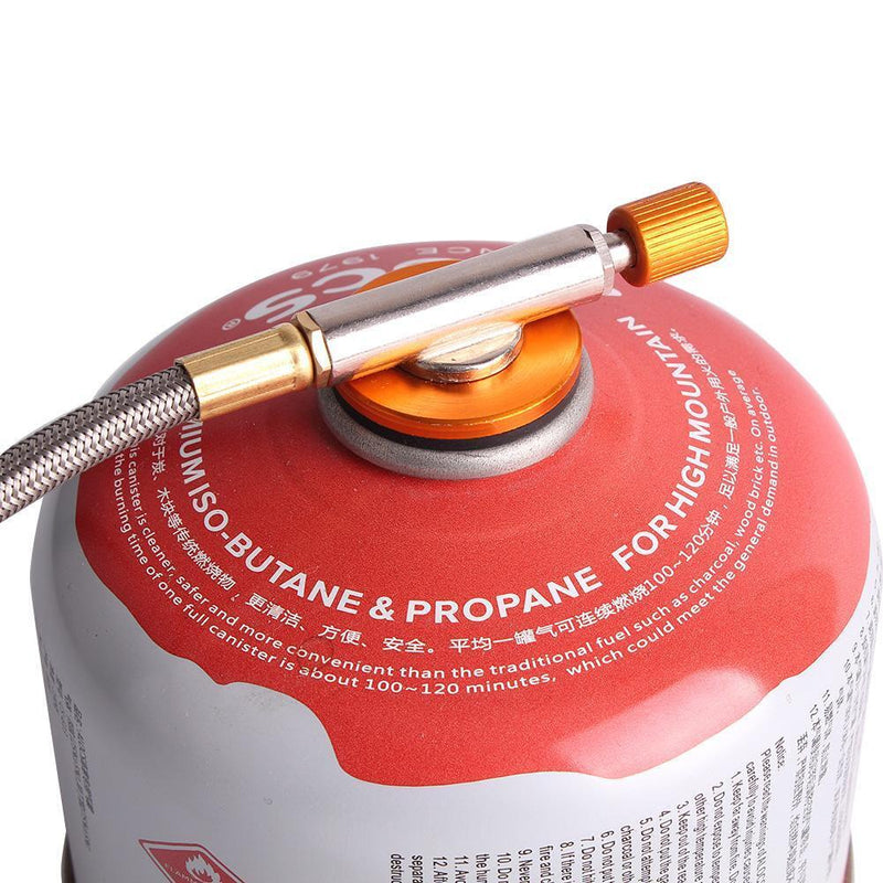 Outdoor Camping Picnic Stove Head Flat Gas Tank  Converter Refill Adapter