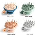 Handheld Scalp Massage Brush Portable Shampoo Brush Hair Care Comb (Green)