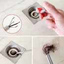 Brush Pipe Dredging Tools Sink Cleaning Hook Sewer Dredging Device Spring Pipe