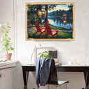 Lakeside 5D Full Drill Diamond Painting Embroidery DIY Cross Stitch Decor