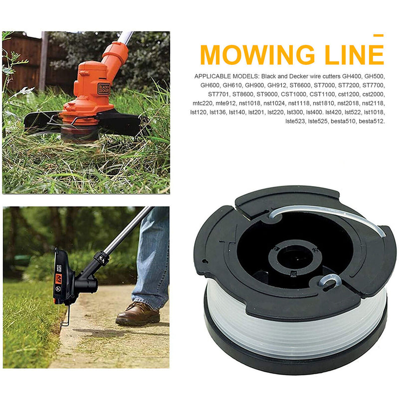 Line String Trimmer Replacement Spool, Weed Eater Spools with Spool Cap Cov