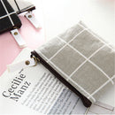 Fashion Key Case Mini Korean Coin Purses Zipper Lattice Cotton and Linen