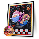 5D Diamond Painting Kit DIY Cartoon Gnome Full Round Picture Wall Rhineston