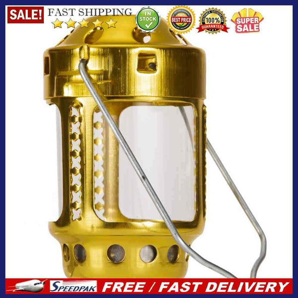 Portable Aluminum Alloy Candle Lantern Candlestick Light Lamp Home Decorati
