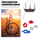 VXM 2pcs MTB Bike Schrader Presta Nozzle Wheel Nut Rim Conversion with Wrench