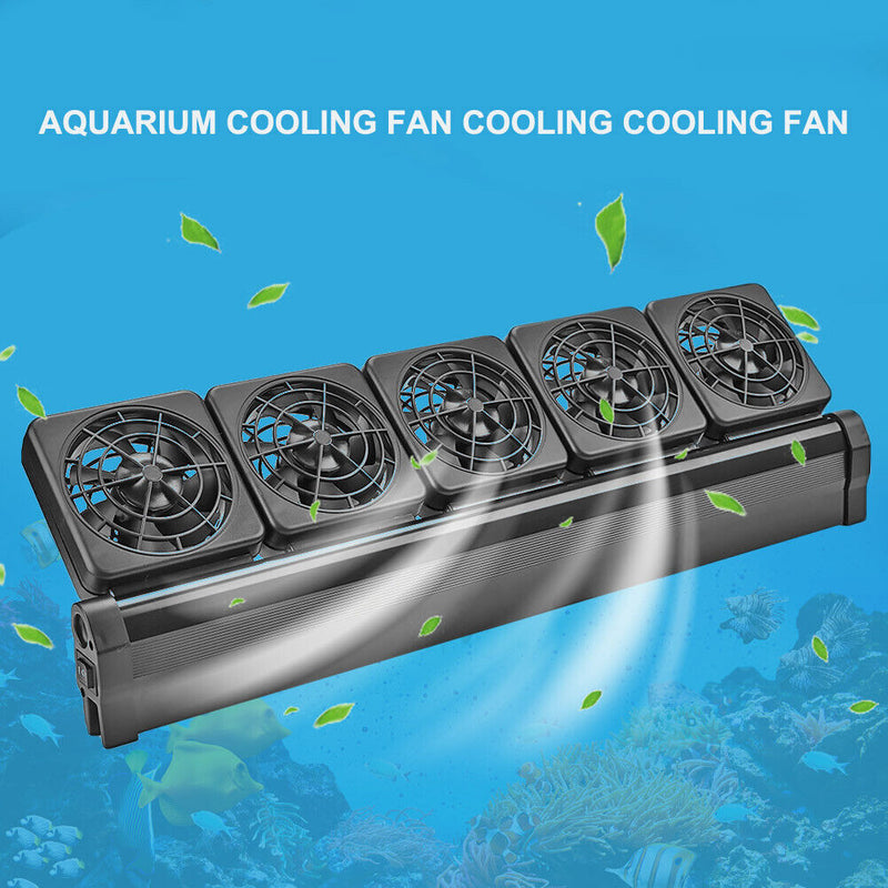 #A Adjustable Mute Water Temperature Control Fish Tank Aquarium Chiller Fan Cool