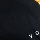 Men Women Unisex Adjustable Baseball Cap Golf Hat Hip Hop Flat Hat Black