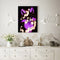 Purple Fox Oil Paint By Numbers Kits Canvas Drawing DIY Coloring Picture for Kid