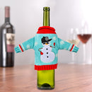 Holiday Christmas Cloth Wine Bottle Bag Table Dinner Party Wine Cover (B)