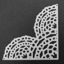 Micolot Metal Frame Punching Stencils Stencils Embossing Stencil for DIY Scra