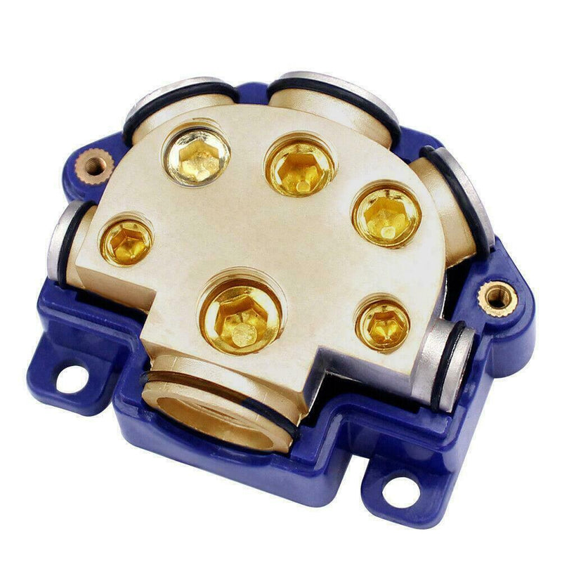 5 Way Distribution Block Car Audio Stereo Power/Ground Wire 0/2/4/8 S3E5