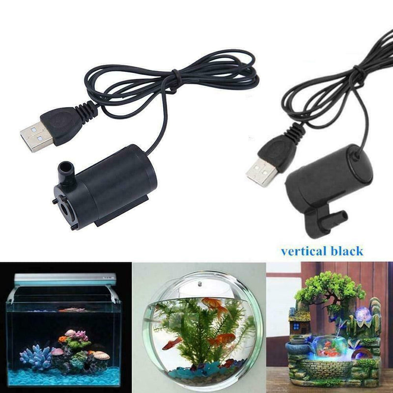 USB Mini Aquarium Fish Tank Oxygen Air Pump Portable Hot A0S0 Ultra Silent N6R4