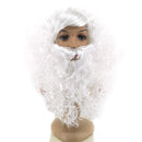 Full Wig Party Carnival Masquerade Santa Wig Curly Hair Wig Wig Beard Headgear