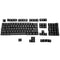 104pcs Universal Mechanical Keyboard Keycaps PC Bakclit Key Cap Set (Black)