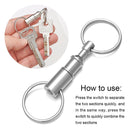 Disassemble Separable Removable Key Ring Keychain Child-mother Buckle Separate