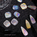 Cat Eye Nail Gel Holographic Glitter Colorful Reflective Glitter Magnetic Gel