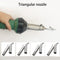 Speed Welding Nozzle Triangular Hot Gun Head Welding Tip for Vinyl (8x9mm)