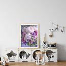 DIY Full Round Drill Diamond Painting Flower Kit Pictures Rhinestones Handicarft