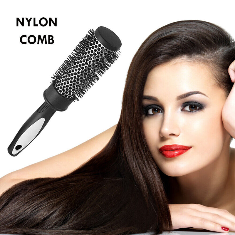 Nylon Hair Roll Comb Cylinder Curly Hair Rolling Comb Hair Styling Tool (S)